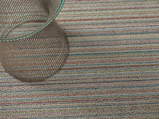 Chilewich Skinny Stripes, Fußmatte, Soft Multi, 46 x 71 cm