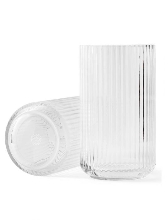 Lyngbyvase, Glas, klar, 31 cm