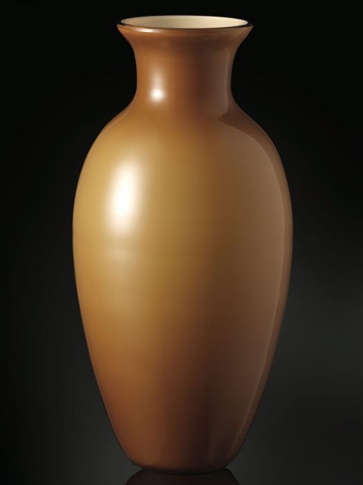 NasonMoretti Mini Antares - Vase H 14 cm, schokolade  