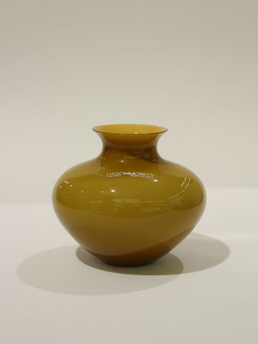 NasonMoretti Mini Antares - Vase H 10 cm, senfgelb