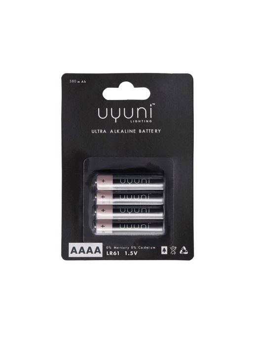 Piffany Copenhagen - Uyuni Lighting Alkaline Batterien AAAA, 1,5V, 580mAh, 4er Pack