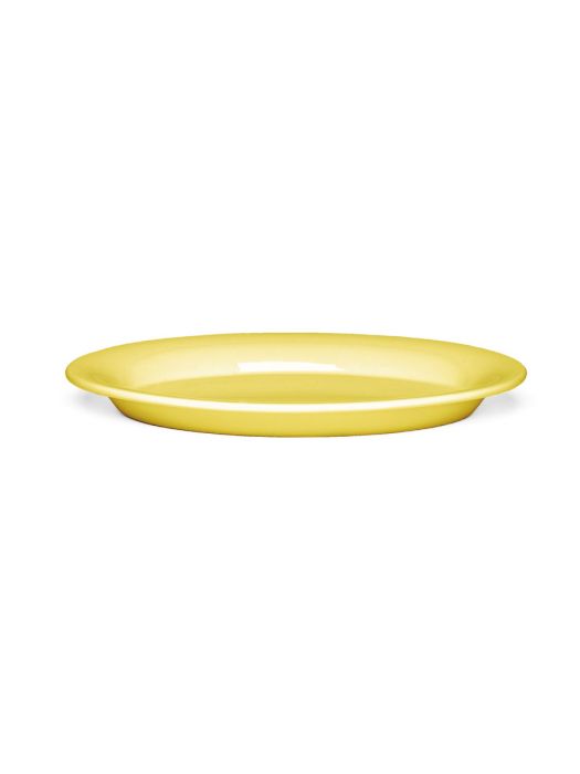 Kähler Design - Ursula ovaler Teller 28x18,5 cm, gelb