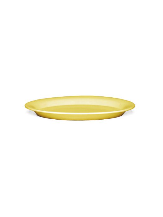 Kähler Design - Ursula ovaler Teller 33x22 cm, gelb