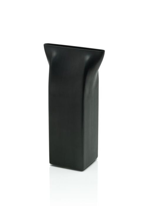 Alessi CRANBROOK Pinch vase - Blumenvase 23 cm, schwarz