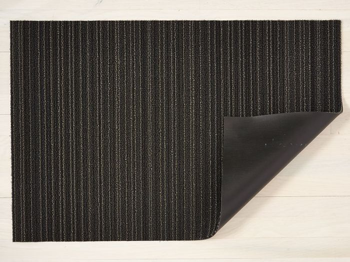 Chilewich Skinny Stripe, Fußmatte, Steel, 61 x 91 cm