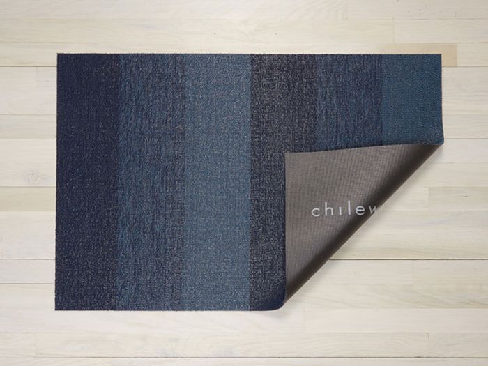 Chilewich Marbled Stripe, Fußmatte, Bay Blue, 61 x 91 cm
