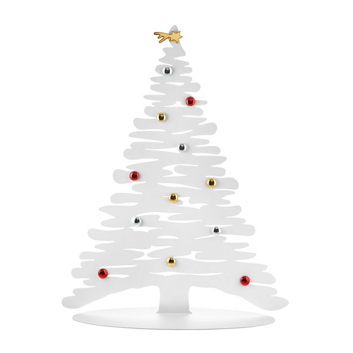 Alessi Bark for Christmas - Weihnachtsschmuck aus Stahl, weiß 70 cm