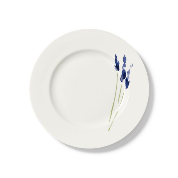 Dibbern Impression - Blume blau - Teller flach 26,5 cm