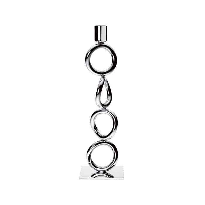Christofle Vertigo - 4-Ringe Kerzenhalter 30 cm, versilbert