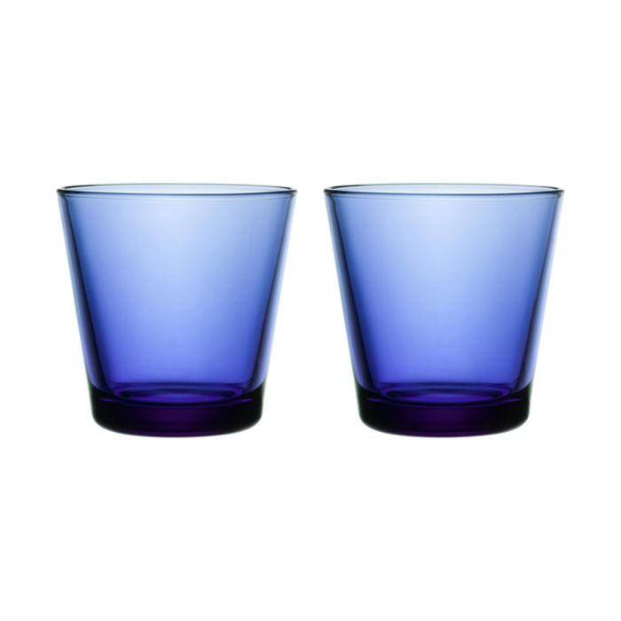 iittala - Kartio 2er Set Trinkglas 21 cl, ultramarinblau