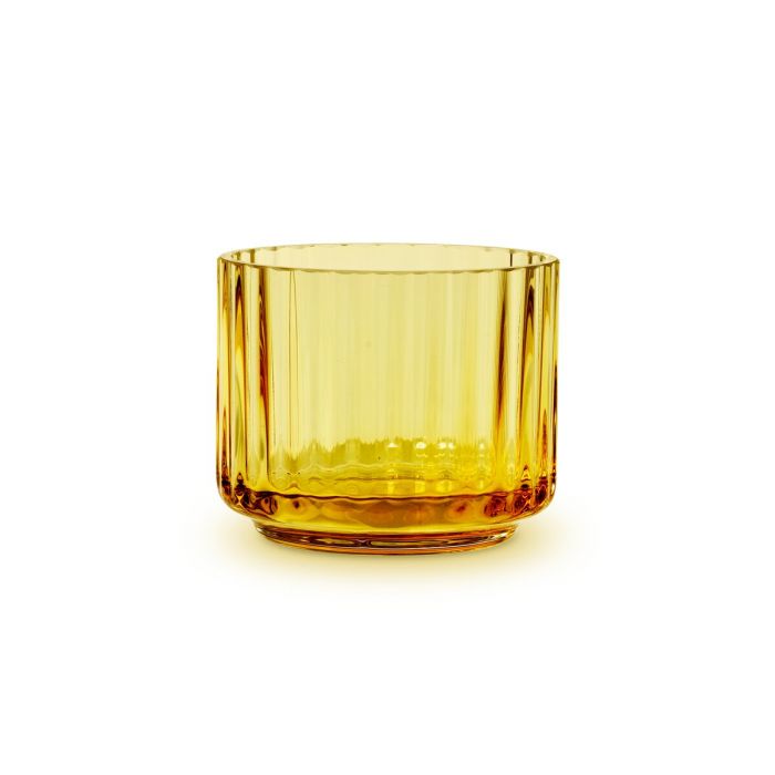 Lyngby Porcelæn - Teelichthalter, amber Ø 6,7 cm