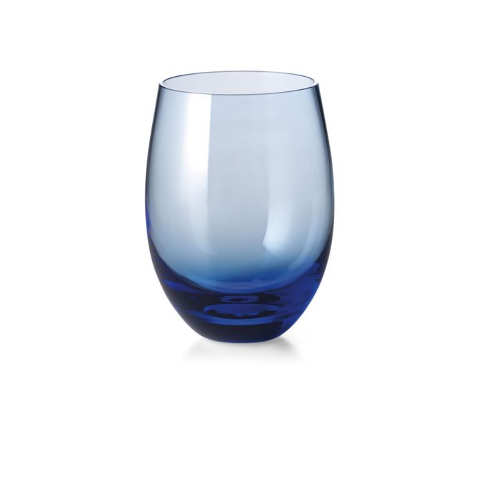Dibbern Solid Color Trinkglas azurblau 0,25 Liter