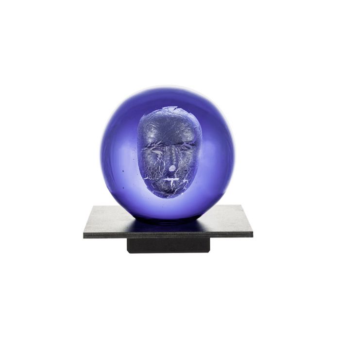 Kosta Boda Headman - Glasfigur Blau