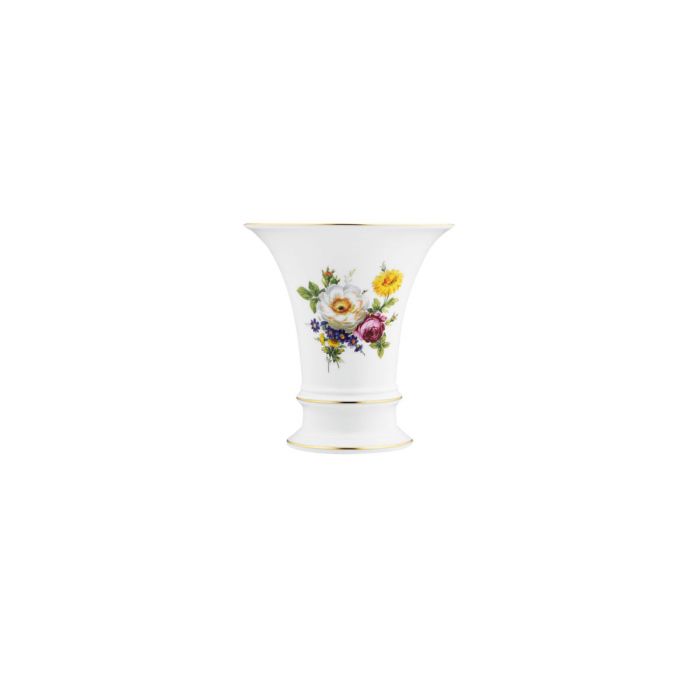 Fürstenberg - Vase 13 cm - Bunte Blume