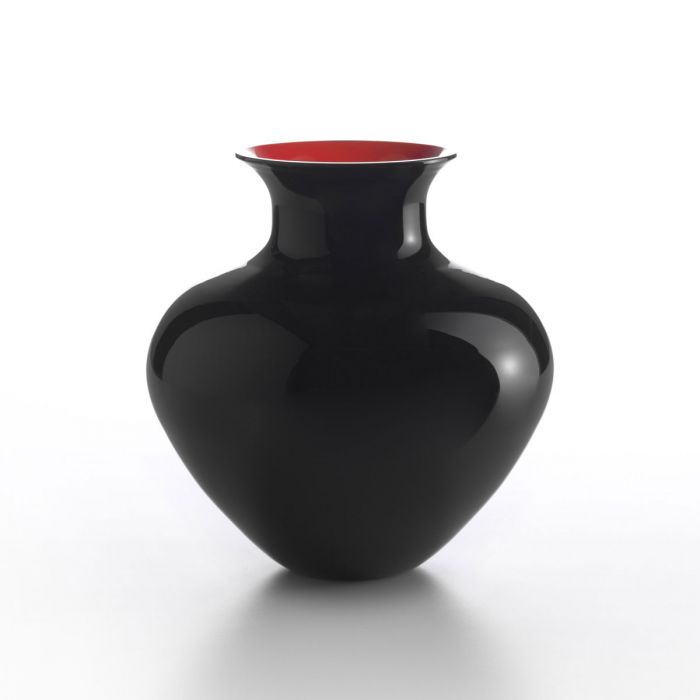 NasonMoretti Mini Antares - Vase H 10 cm, schwarz