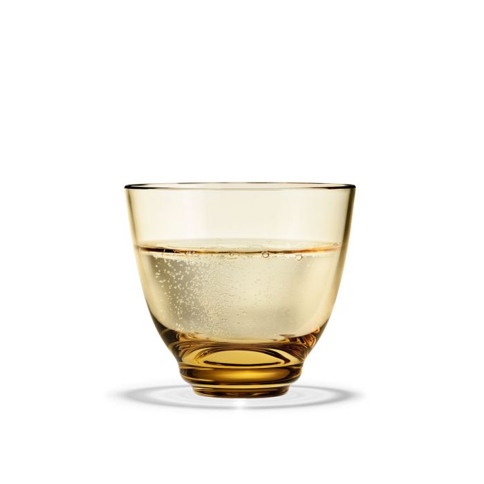 Holmegaard - Flow Wasserglas 35 cl, amber