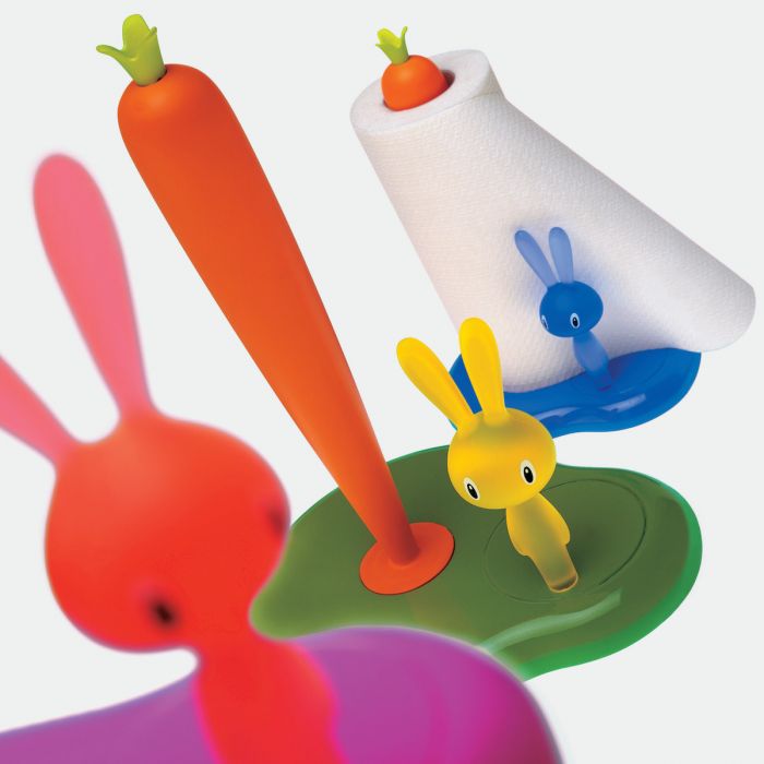 Alessi Bunny & Carrot - Küchenrollenhalter in 3 verschiedenen Farben