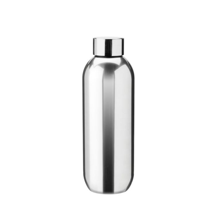 Stelton - Keep Cool Trinkflasche 0,6 Liter, steel