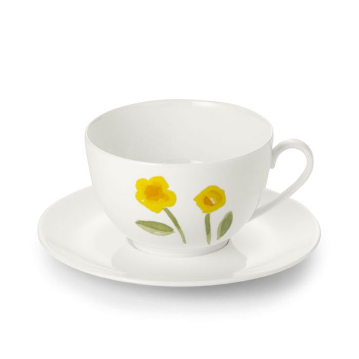 Dibbern Impression - Blume gelb - Grand Tasse 0,40 Liter