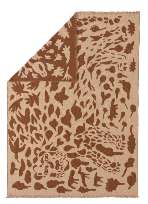 iittala - Decke 180 x 130 cm, Oiva Toikka Collection, Cheetah brown