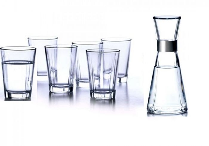 Rosendahl Grand Cru Wasserkaraffe + 6 Gläser