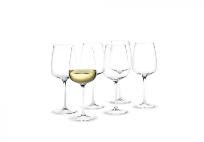 Holmegaard Bouquet - Weißweinglas, 41 cl, 6 Stück