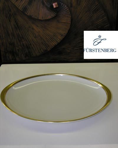 Fürstenberg FÜRSTIN Platte oval, 31,5 cm
