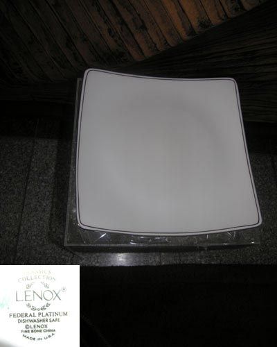 Lenox - FEDERAL PLATINUM Platte 28 x 28 cm
