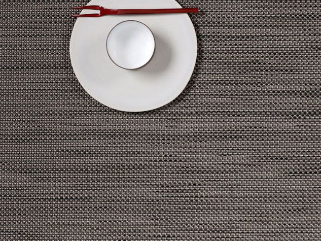 Chilewich Mini Basketweave Tischset, Hellgrau, 36 x 48 cm